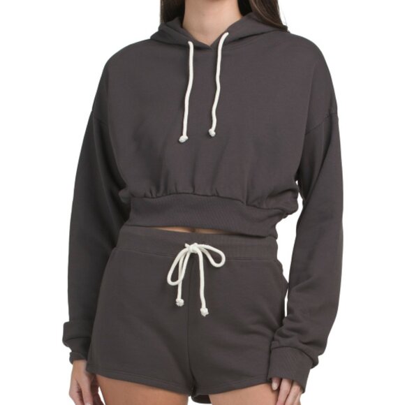 NEW NIA Bowery Hoodie in smoke for women 1125 2t7 - Picture 3 of 3